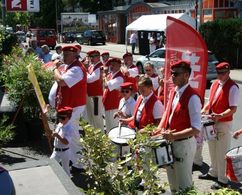 Tambourcorps Rot Weiß Kleineichen Sommerfest 2018 Elektro Scheldt